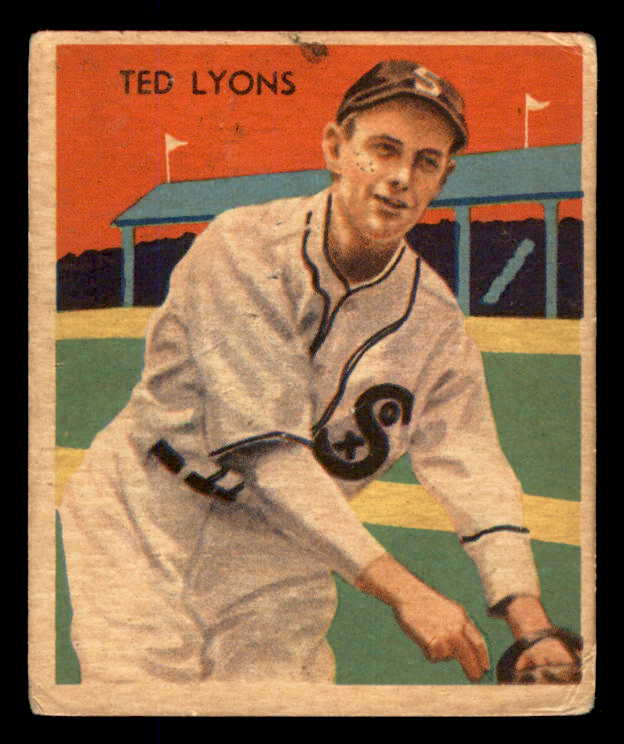 1934-36 Diamond Stars #043 Ted Lyons White Sox VG 533609