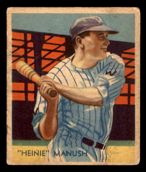 1934-36 Diamond Stars #030 Heinie Manush Senators VG/VG-EX 533610