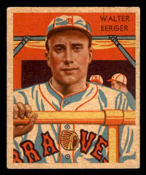 1934-36 Diamond Stars #025 Walter Berger Braves VG-EX/EX 533618