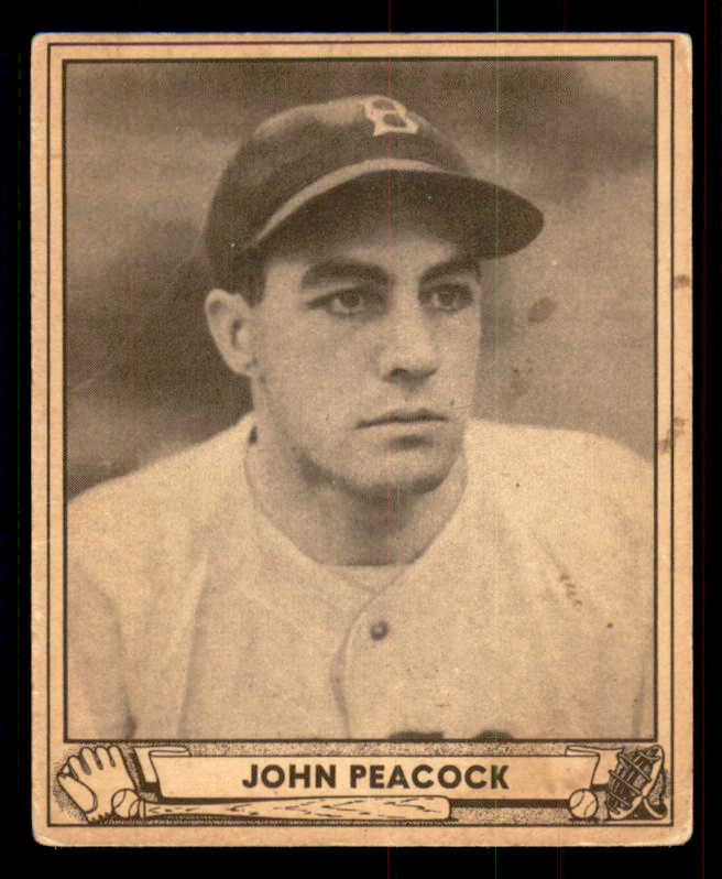 1940 Play Ball #034 John Peacock Red Sox VG 533637