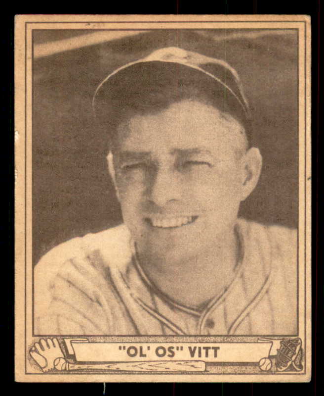 1940 Play Ball #047 Ossie Vitt Indians VG 533642
