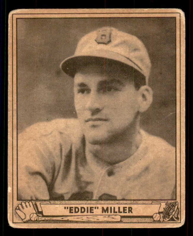 1940 Play Ball #056 Eddie Miller Braves VG 533647