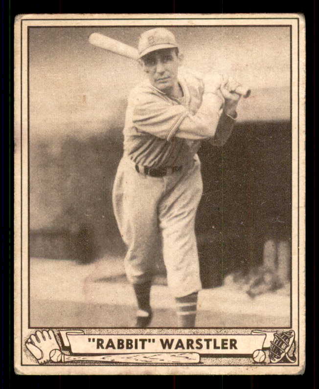 1940 Play Ball #059 Rabbit Warstler Braves VG-EX 533650