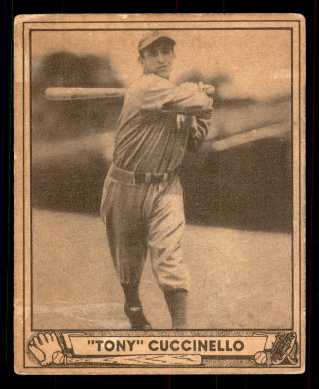 1940 Play Ball #061 Tony Cuccinello Braves VG 533652