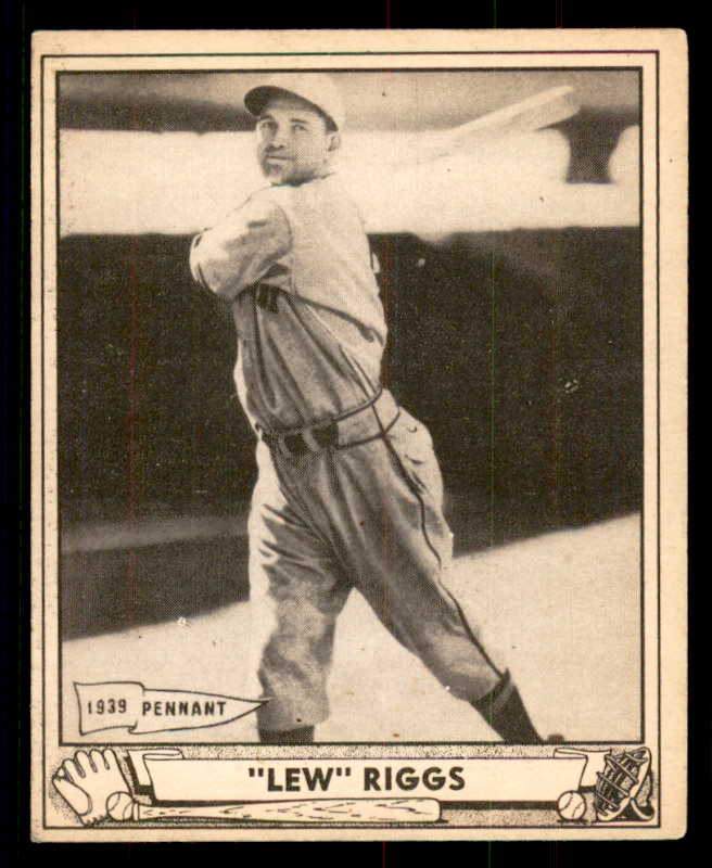 1940 Play Ball #078 Lew Riggs Reds EX 533658