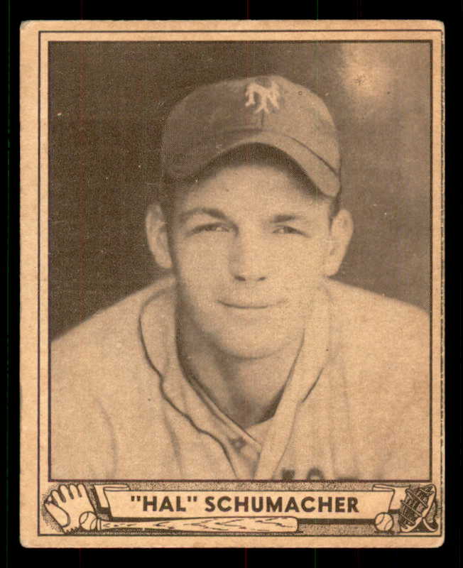 1940 Play Ball #085 Hal Schumacher Giants VG-EX 533663