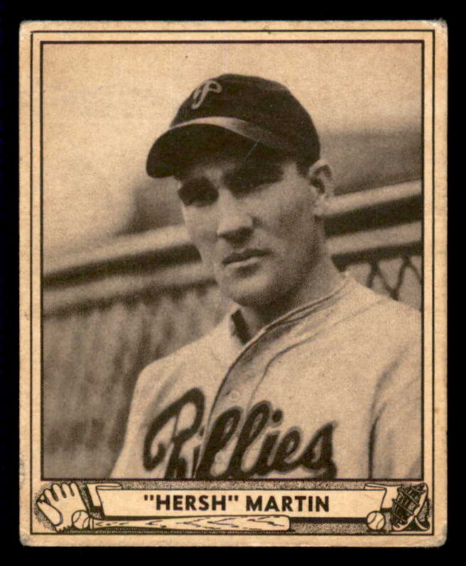 1940 Play Ball #100 Hersh Martin Phillies VG/VG-EX 533672