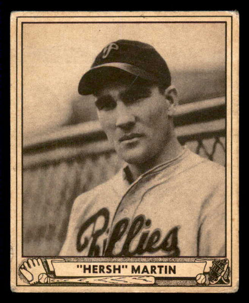 1940 Play Ball #100 Hersh Martin Phillies VG/VG-EX 533672