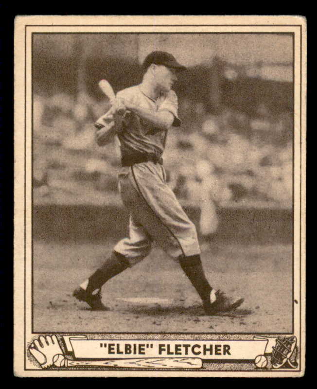 1940 Play Ball #103 Elbie Fletcher Pirates VG 533674