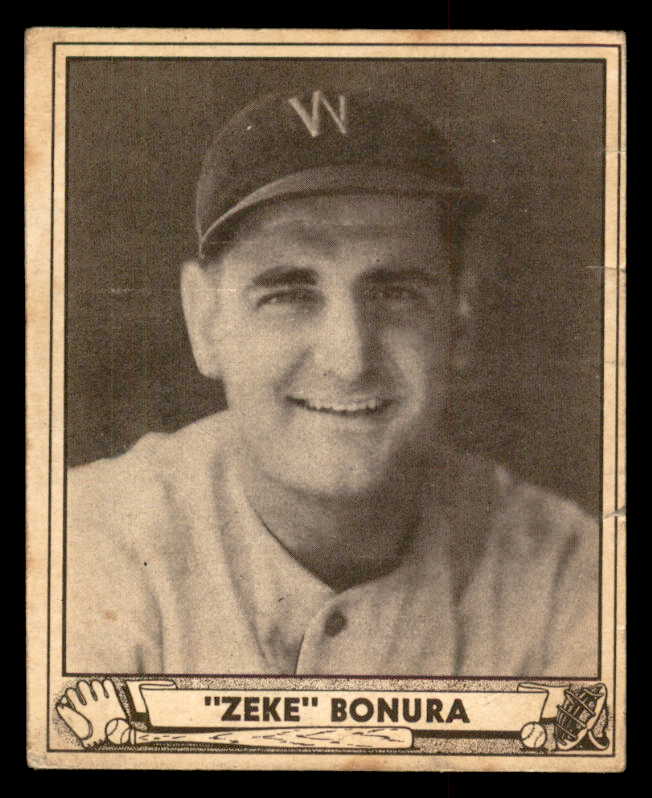 1940 Play Ball #131 Zeke Bonura Senators Good 533686