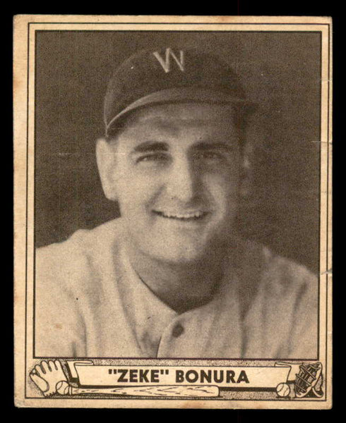 1940 Play Ball #131 Zeke Bonura Senators Good 533686