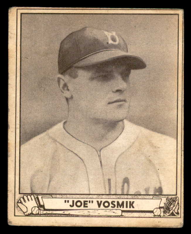 1940 Play Ball #144 Joe Vosmik Dodgers VG 533691