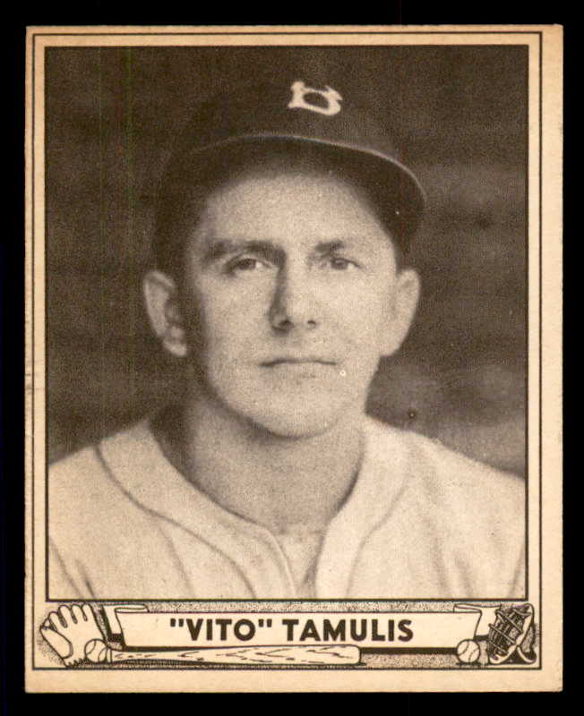 1940 Play Ball #145 Vito Tamulis Dodgers EX 533692