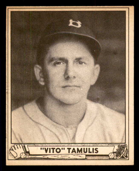 1940 Play Ball #145 Vito Tamulis Dodgers EX 533692