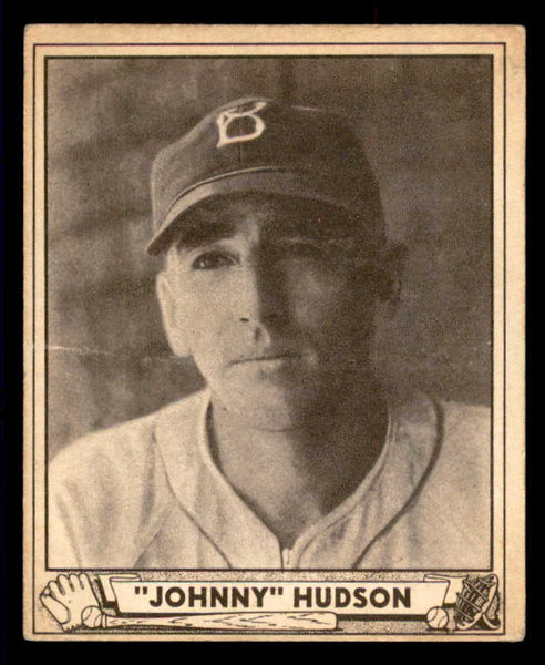 1940 Play Ball #147 Johnny Hudson Dodgers GD-VG 533694