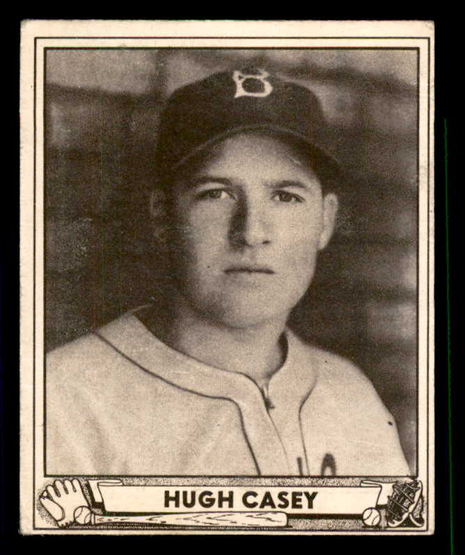 1940 Play Ball #148 Hugh Casey Dodgers GD-VG scuff back 533695