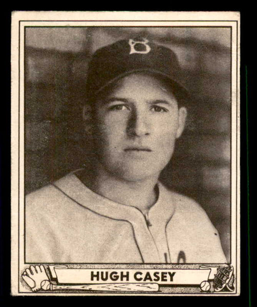 1940 Play Ball #148 Hugh Casey Dodgers GD-VG scuff back 533695