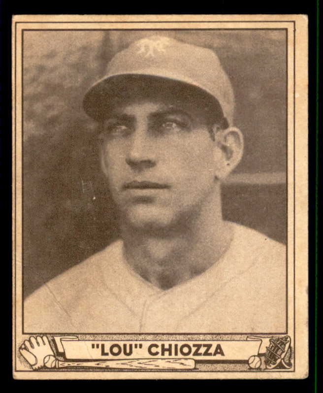 1940 Play Ball #157 Lou Chiozza Giants GD-VG/VG 533699