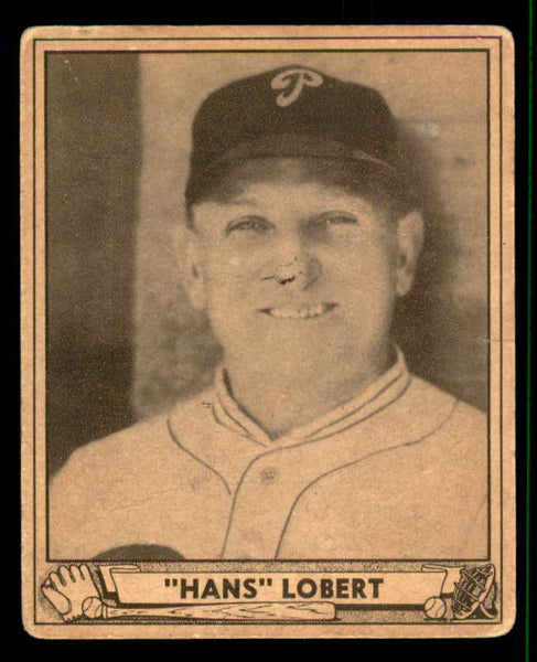 1940 Play Ball #160 Hans Lobert Phillies VG 533701