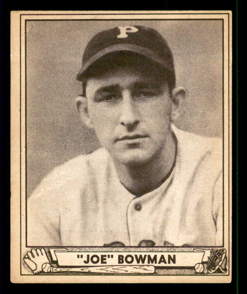 1940 Play Ball #162 Joe Bowman Pirates EX 533703