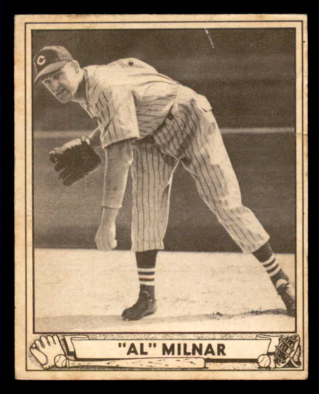 1940 Play Ball #202 Al Milnar Indians VG 533710