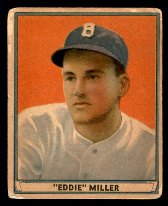 1941 Play Ball #001 Eddie Miller Braves GD-VG 533713