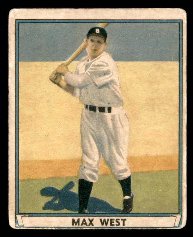 1941 Play Ball #002 Max West Braves VG 533715