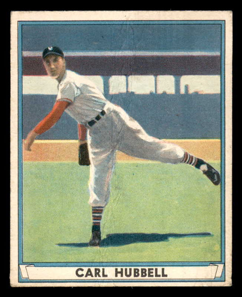 1941 Play Ball #006 Carl Hubbell Giants FR-GD 533720