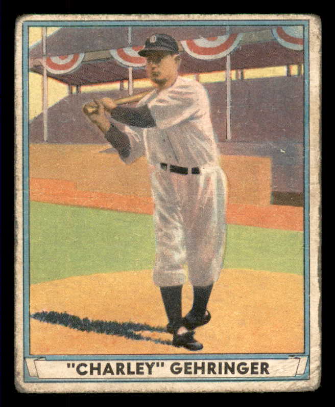 1941 Play Ball #019 Charlie Gehringer Tigers FR-GD/GD 533731