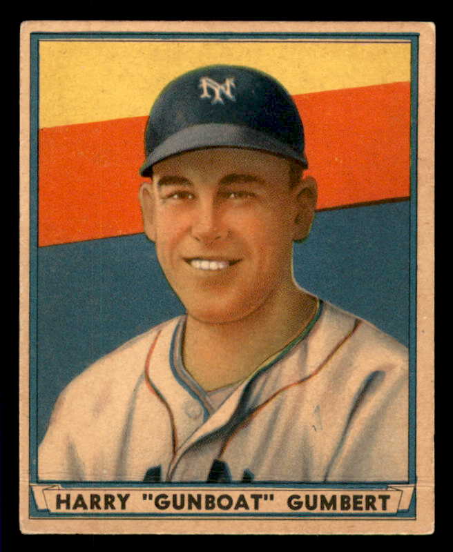 1941 Play Ball #026 Harry Gumbert Giants Good back damage 533739