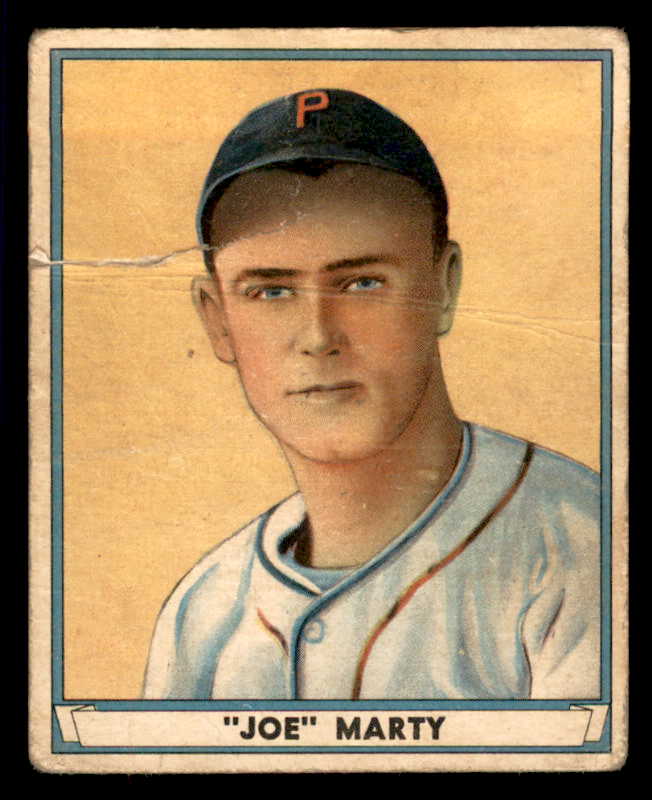 1941 Play Ball #028 Joe Marty Phillies PR-FR 533743