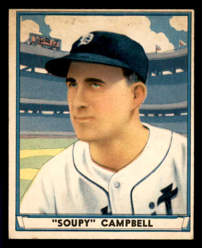 1941 Play Ball #037 Bruce Campbell Tigers EX 533755