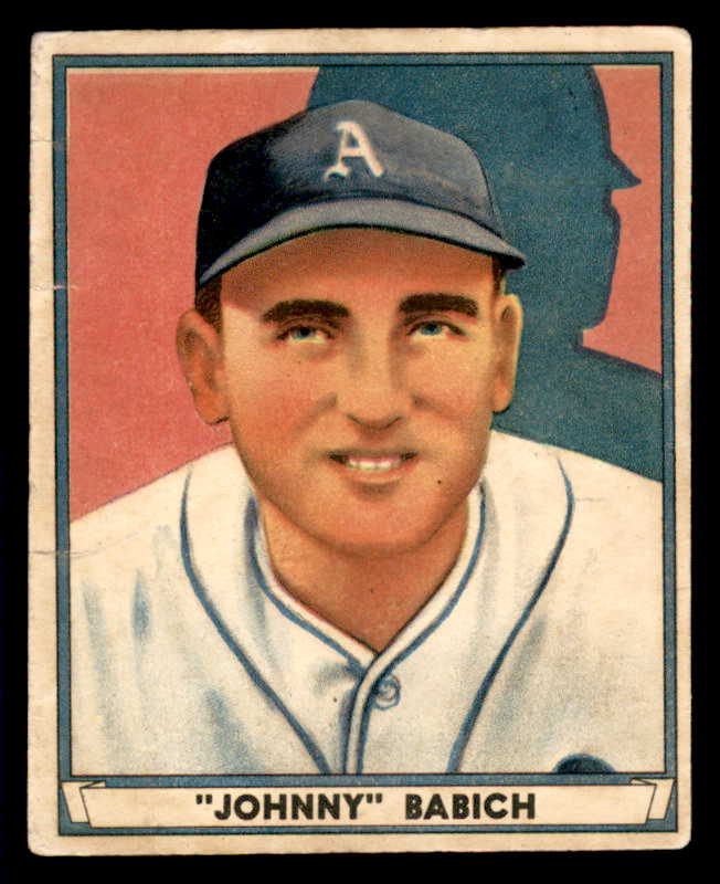 1941 Play Ball #040 Johnny Babich A's Good 533759