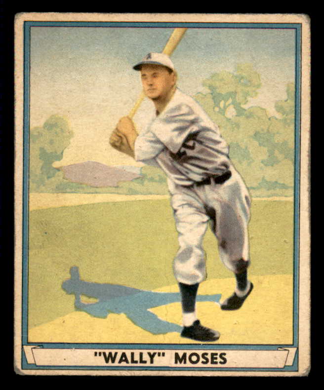 1941 Play Ball #042 Wally Moses A's VG 533762