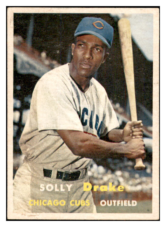 1957 Topps Baseball #159 Solly Drake Cubs EX-MT 533772
