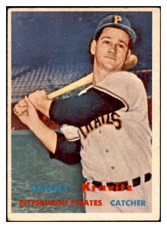 1957 Topps Baseball #267 Danny Kravitz Pirates EX 533773