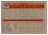 1957 Topps Baseball #267 Danny Kravitz Pirates EX 533773
