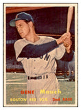 1957 Topps Baseball #342 Gene Mauch Red Sox EX-MT 533774