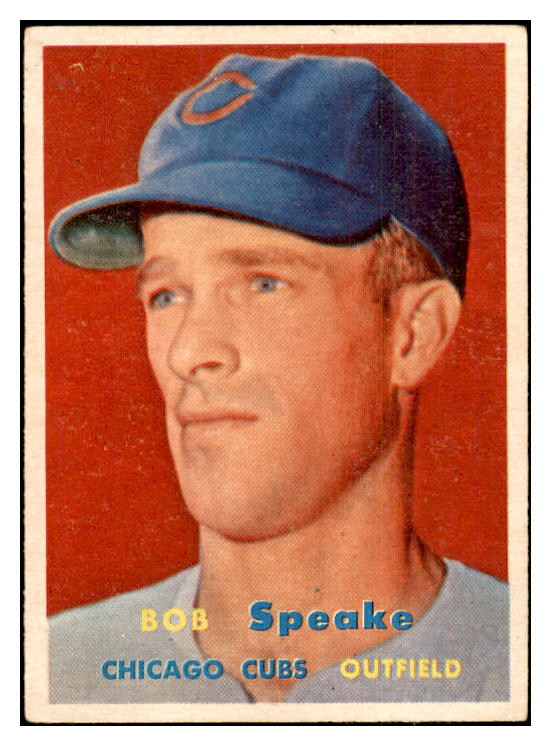 1957 Topps Baseball #339 Bob Speake Cubs EX-MT 533775
