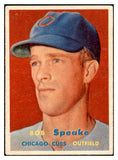 1957 Topps Baseball #339 Bob Speake Cubs EX-MT 533775
