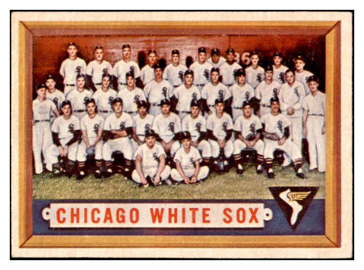 1957 Topps Baseball #329 Chicago White Sox Team EX-MT 533777