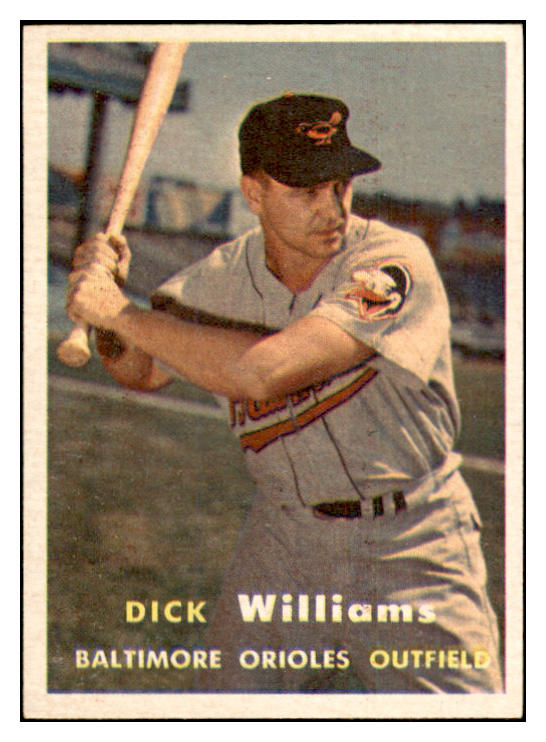 1957 Topps Baseball #059 Dick Williams Orioles EX-MT 533780