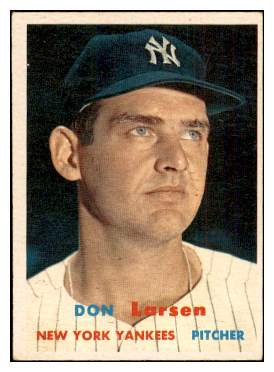 1957 Topps Baseball #175 Don Larsen Yankees EX-MT 533785