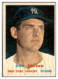 1957 Topps Baseball #175 Don Larsen Yankees EX-MT 533785