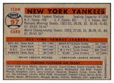 1957 Topps Baseball #097 New York Yankees Team EX-MT 533786