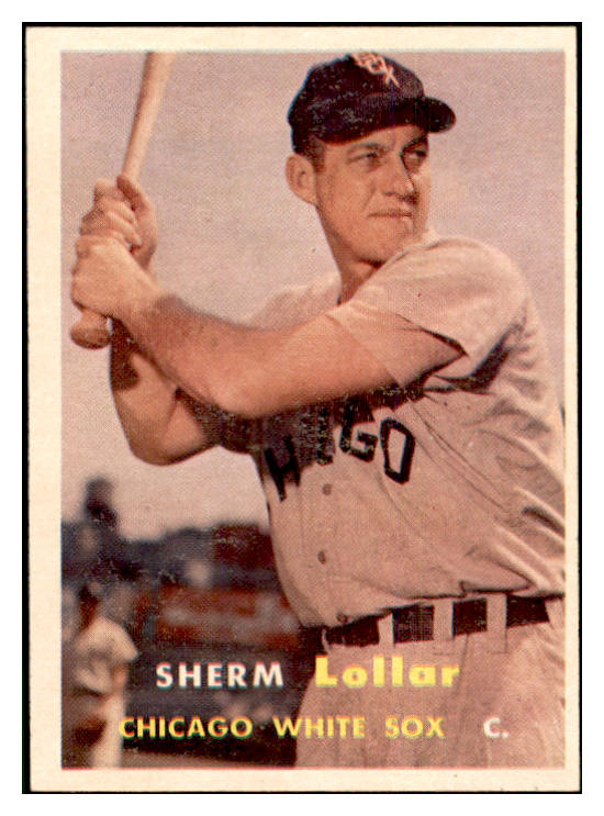 1957 Topps Baseball #023 Sherm Lollar White Sox EX-MT 533792