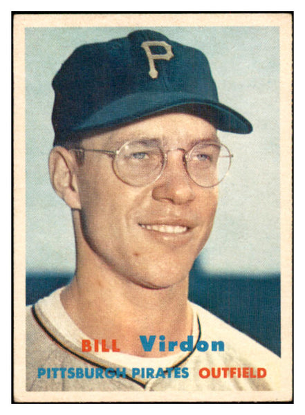 1957 Topps Baseball #110 Bill Virdon Pirates EX-MT 533800