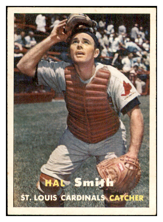 1957 Topps Baseball #111 Hal Smith Cardinals EX-MT 533801