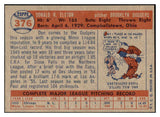 1957 Topps Baseball #376 Don Elston Dodgers EX-MT 533803