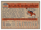 1957 Topps Baseball #386 Lyle Luttrell Senators EX-MT 533806